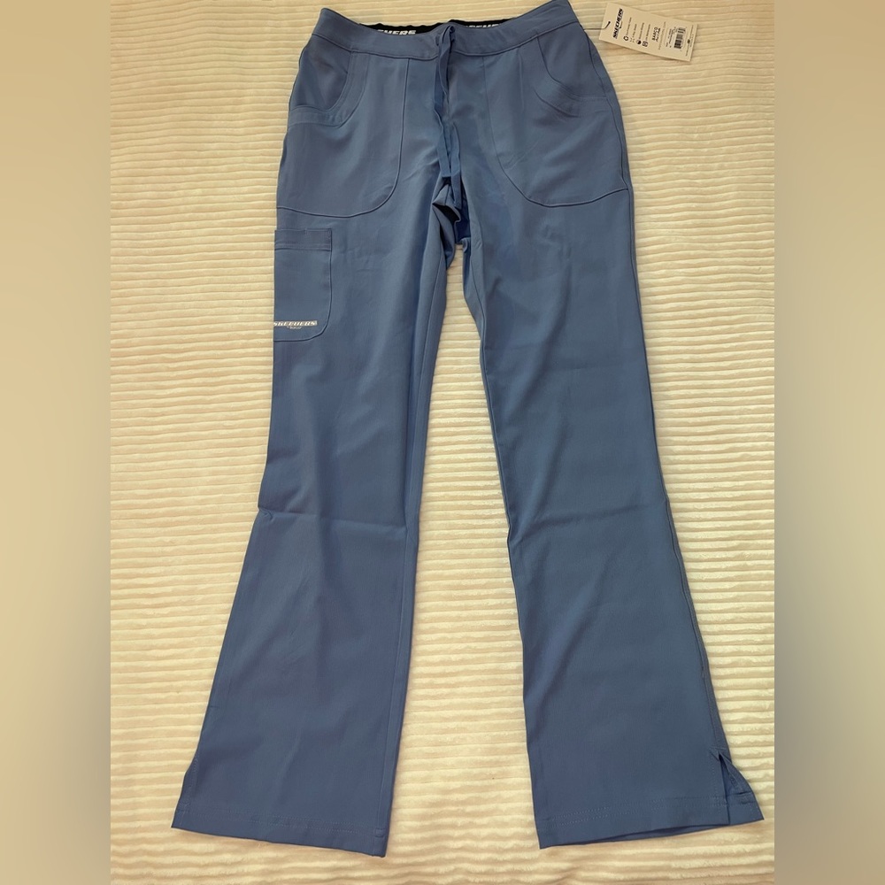 Skechers Ladies Light Blue Pants Joggers LightWeight  Women S